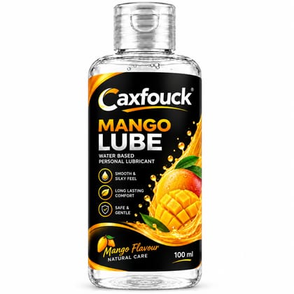 Caxfouck Mango Personal Intimate Lube Gel 100 ml Smooth Feel & Everyday Comfort (Set Of 1)