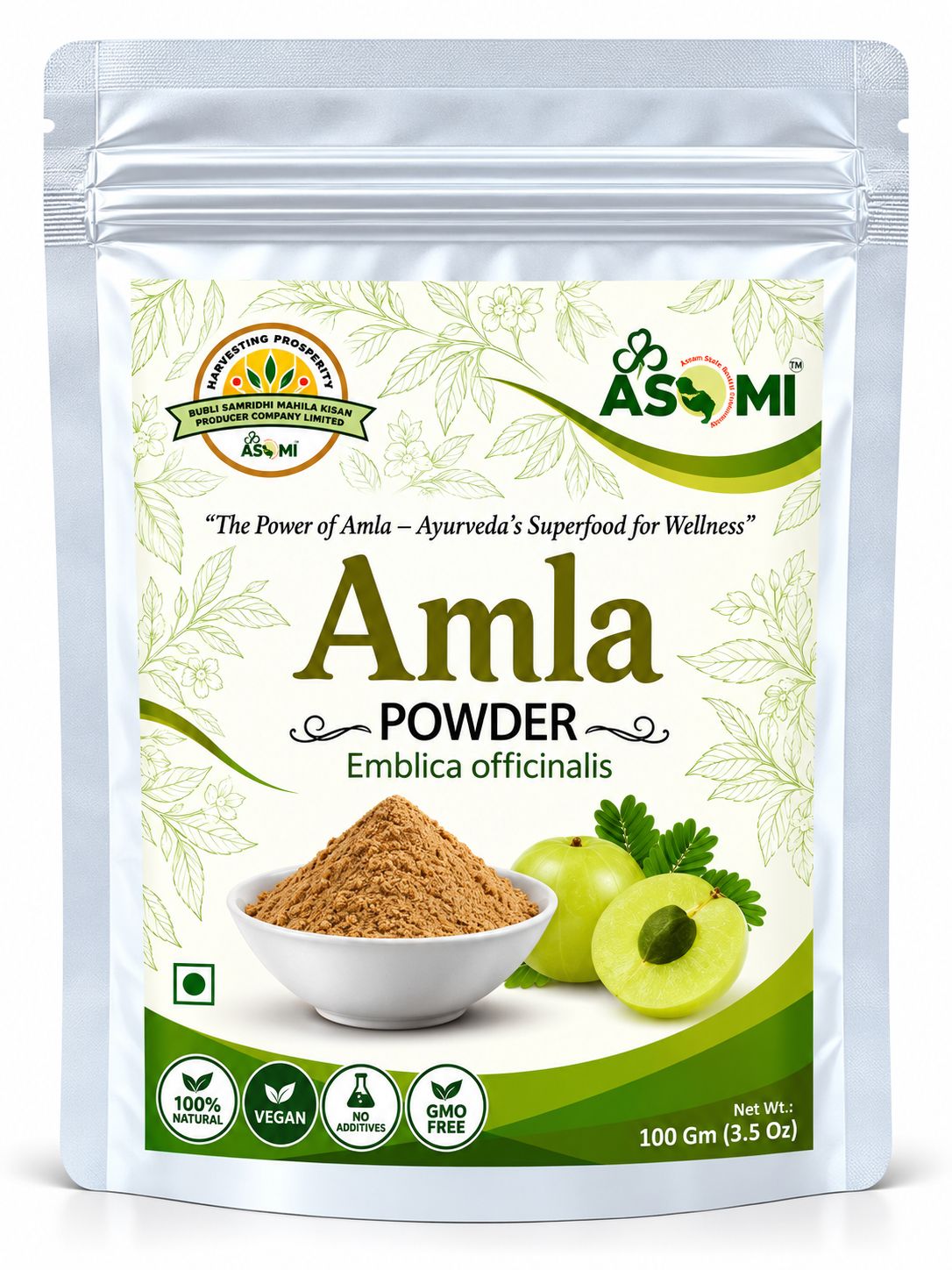 Amla Powder - Handcrafted by Rural Women of Assam