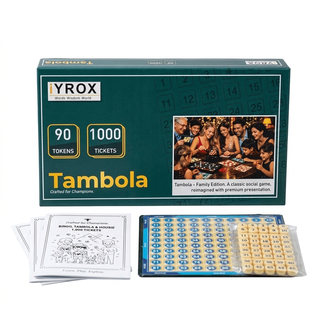 Premium Tambola Housie Bingo Game Set – Fun Family Number Game for Kids & Adults, Party & Group Entertainment