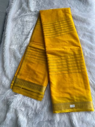 Mustard Yellow Saree