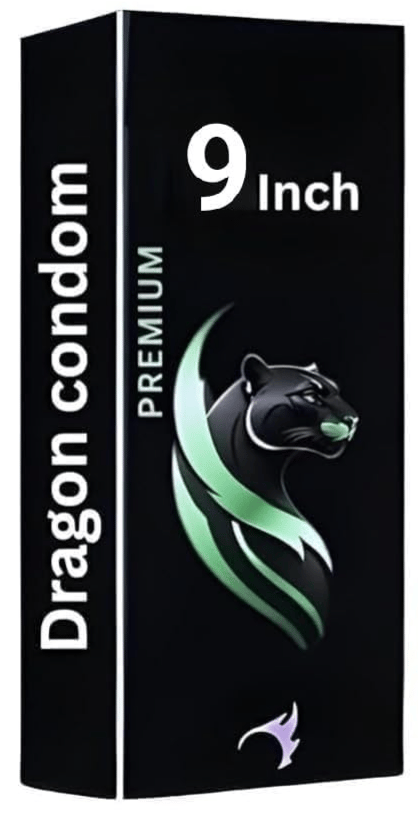 Premium Drag-ons Cond-ome For Men 9-inch for regular use Ultra Soft | Long Lasted | Extra Pleasure Extra size |