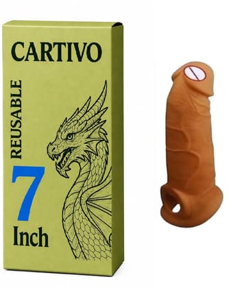 Dragon Condom for Men 7 Inch | Dragon Condoms Soft & Comfortable Fit - Pack of 1