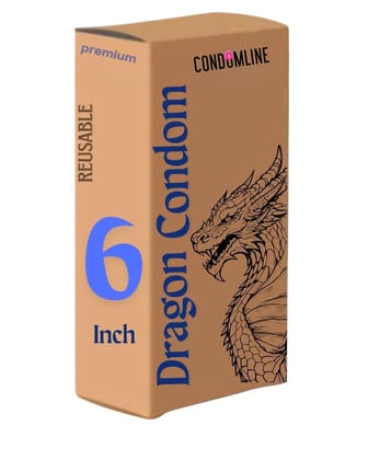 LUXORIA Dragon Reusable Condom 6 Inch Premium LUXORIA Dragon Reusable Condom 6 Inch Premium