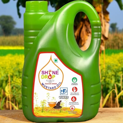 Shine Drop Kacchi Ghani Mustard oil 2 Liter Shine Drop Kacchi Ghani Mustard oil 2 Liter