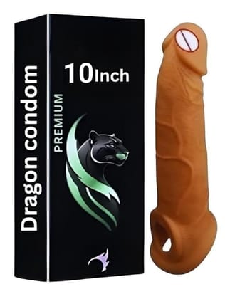 Premiume Orignal Big Size Extra Large Premium Dragon 10 inch Condom for Men XXL SIZE
