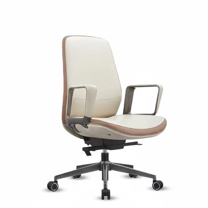 Rose Adana Luxurious Mid Back Chair (Mocha Brown)