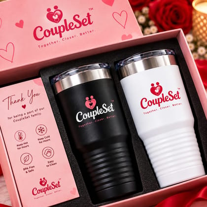 His & Hers Couple Tumbler Set – Romantic Gift for Couples His & Hers Couple Tumbler Set – Romantic Gift for Couples