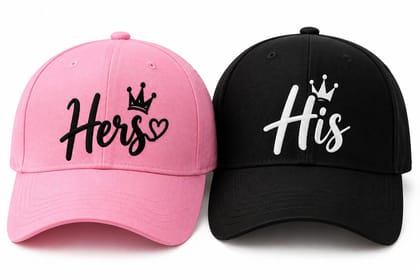 Matching Couple Caps – His & Hers | Stylish Couple Baseball Cap Set Matching Couple Caps – His & Hers | Stylish Couple Baseball Cap Set