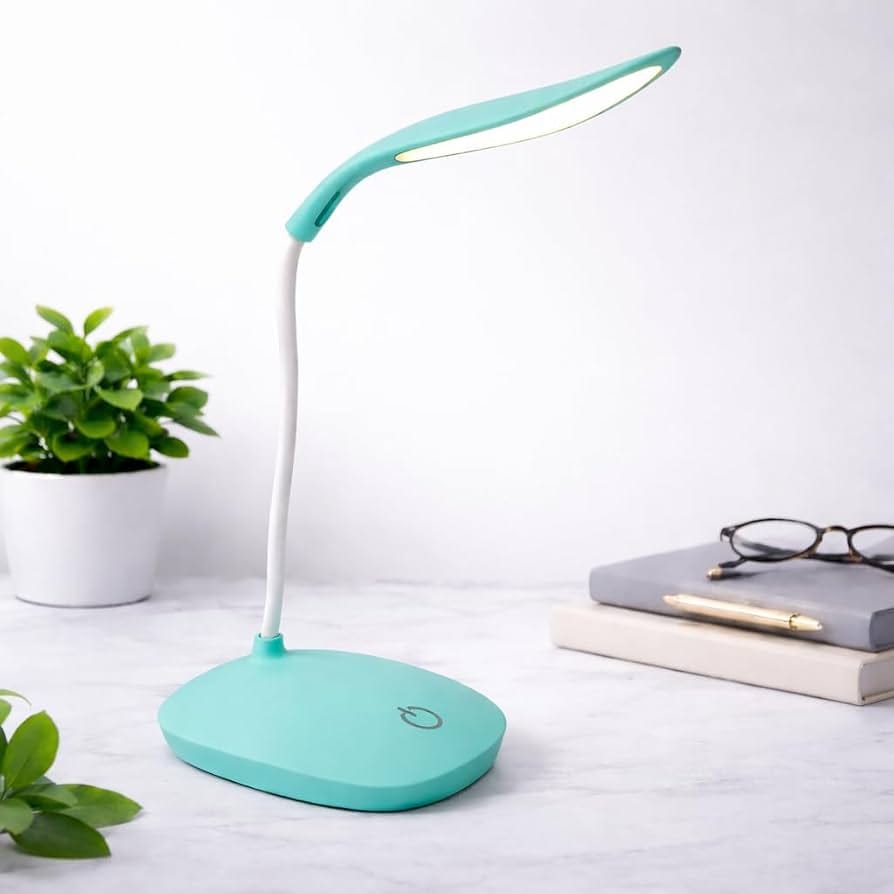 Rechargeable LED Study Lamp, Touch Control Desk Light with 3 Brightness Levels, USB Portable Table Lamp for Study, Reading and Office