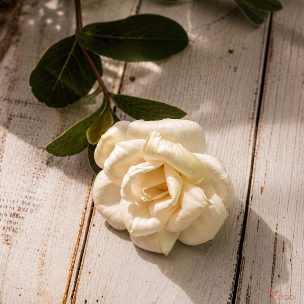 Tecksoi Hybrid Tea Rose Sola Wood Flower – Realistic Handcrafted Floral Beauty for Elegant Decor Pack of 10