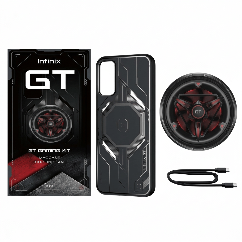 Infinix XG03+X6873 Gaming Accessory Kit (Black, Red, For Android)