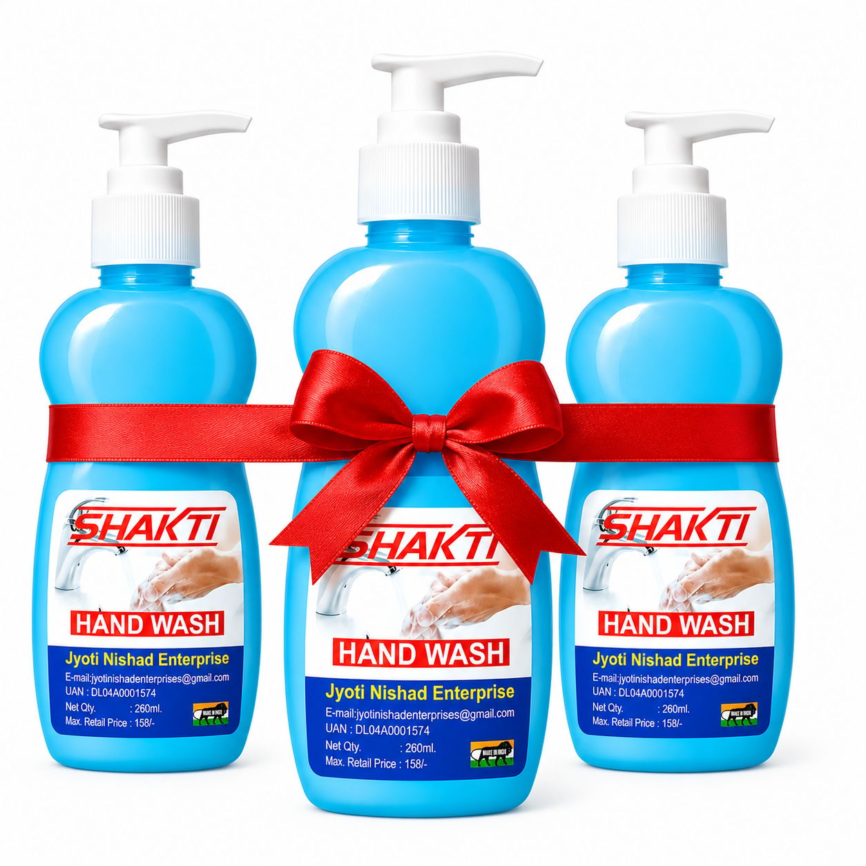 SHAKTI Hand Wash 250ml - 3 Pcs Combo Pack