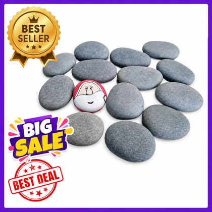 Flat stones for painting - Pack of 8 Flat stones for painting - Pack of 8