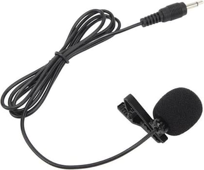 Wired Collar Microphone with Clip for Mobile, YouTube, Vlogging, Recording & Online Classes