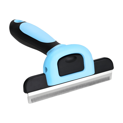 WUGO Medium Pet Grooming Brush, Professional Deshedding Tool for Dogs & Cats, Loose Hair Removal & Shedding Control Brush for Regular Pet Grooming (Original)