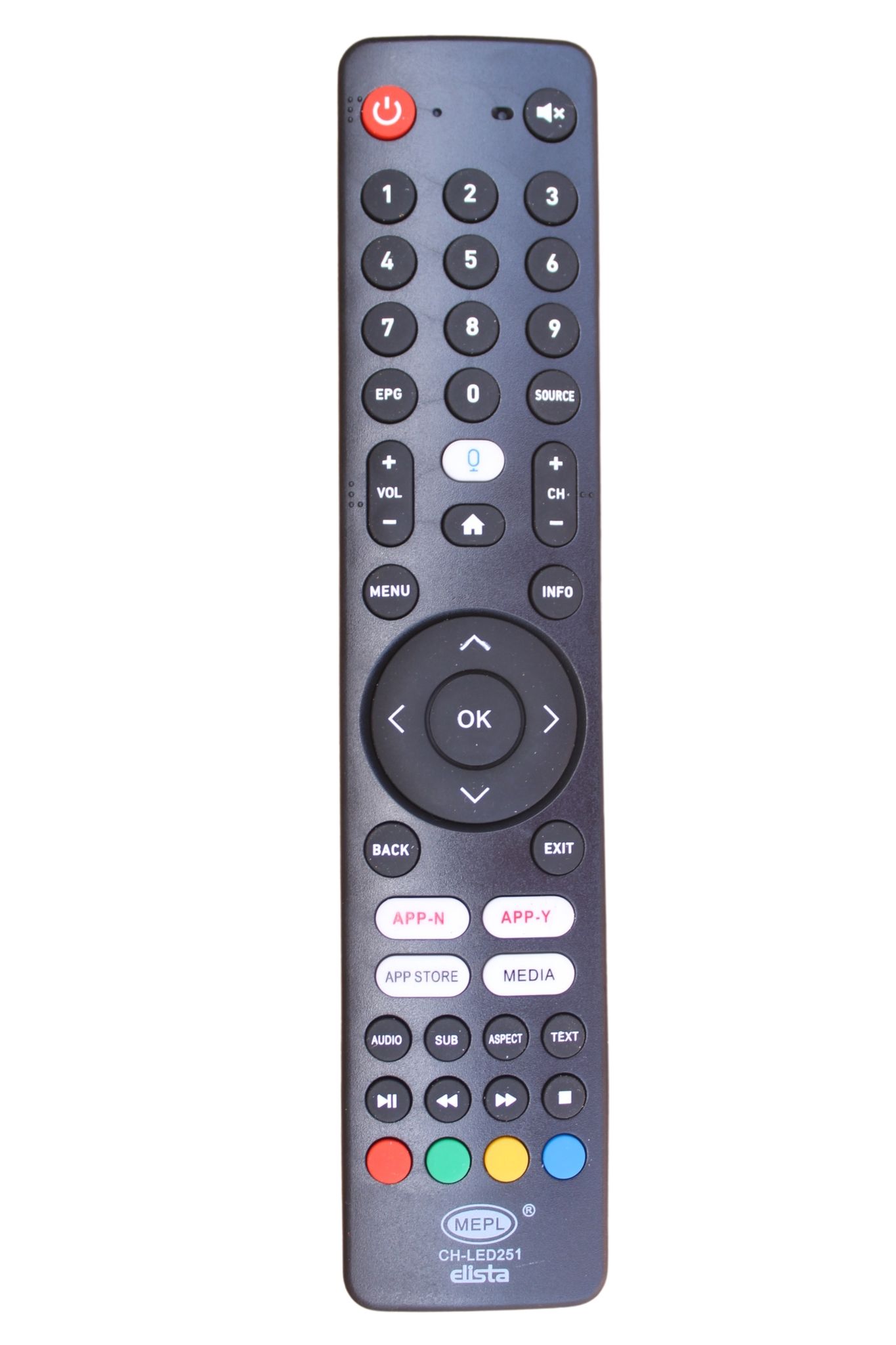 V3Deals Remote Control Compatible with Elista/Foxsky/Crownton/YIQ/ BeethoSOL/China/Chinese Assembled Smart LED/LCD/HD TV Models (China LED 251)