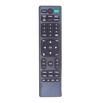 V3Deals Remote Control Compatible with Hotstar BPL, BTL, Power Guard, Treeview, Mitsun, Akai, Mitashi, Intex Smart Led/LCD Tv (China LED 359)