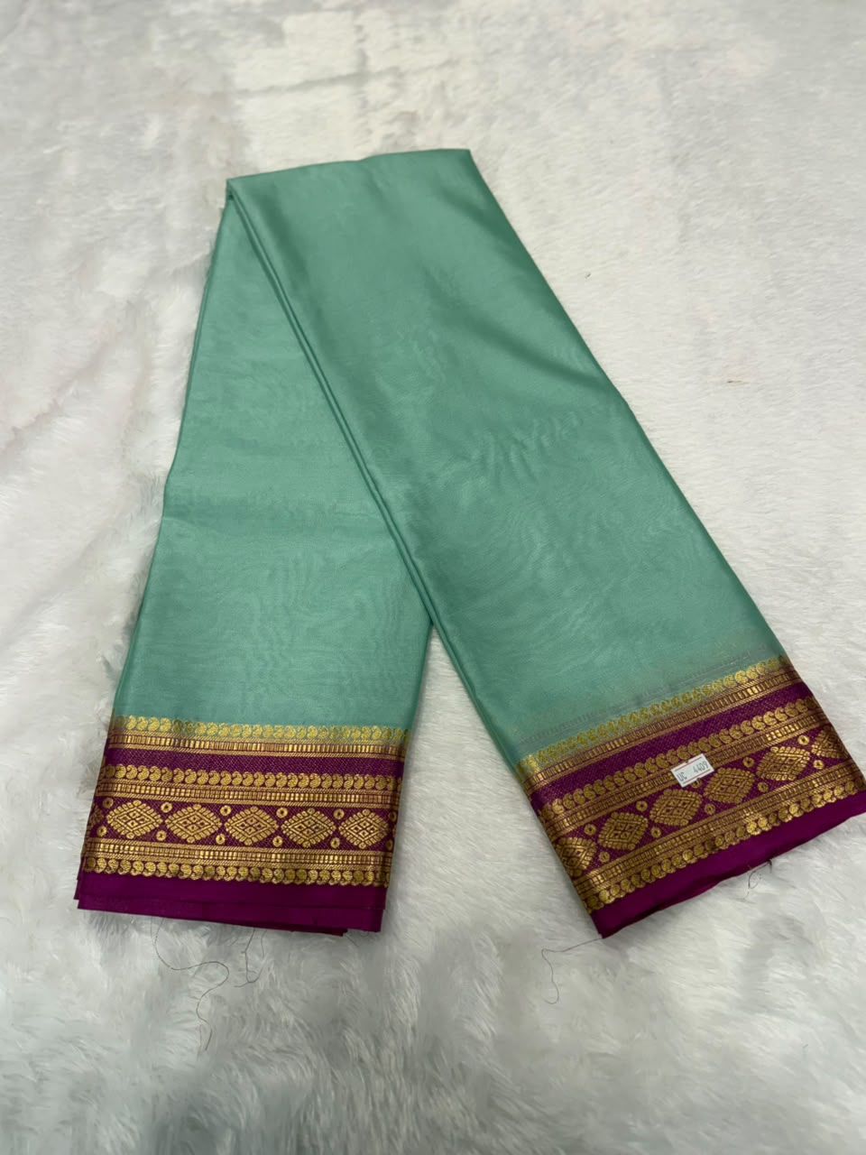 Mint Green Saree