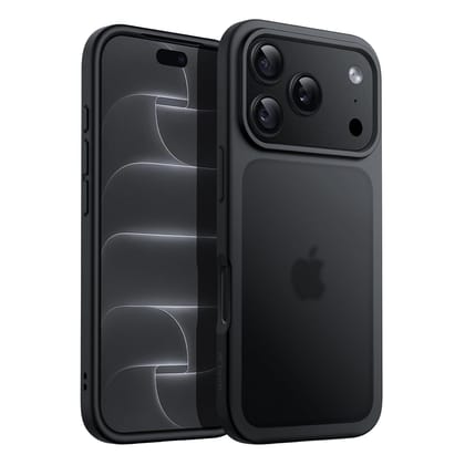 iPhone 18 Pro Black Matte Case Military Grade Drop Protection Cover