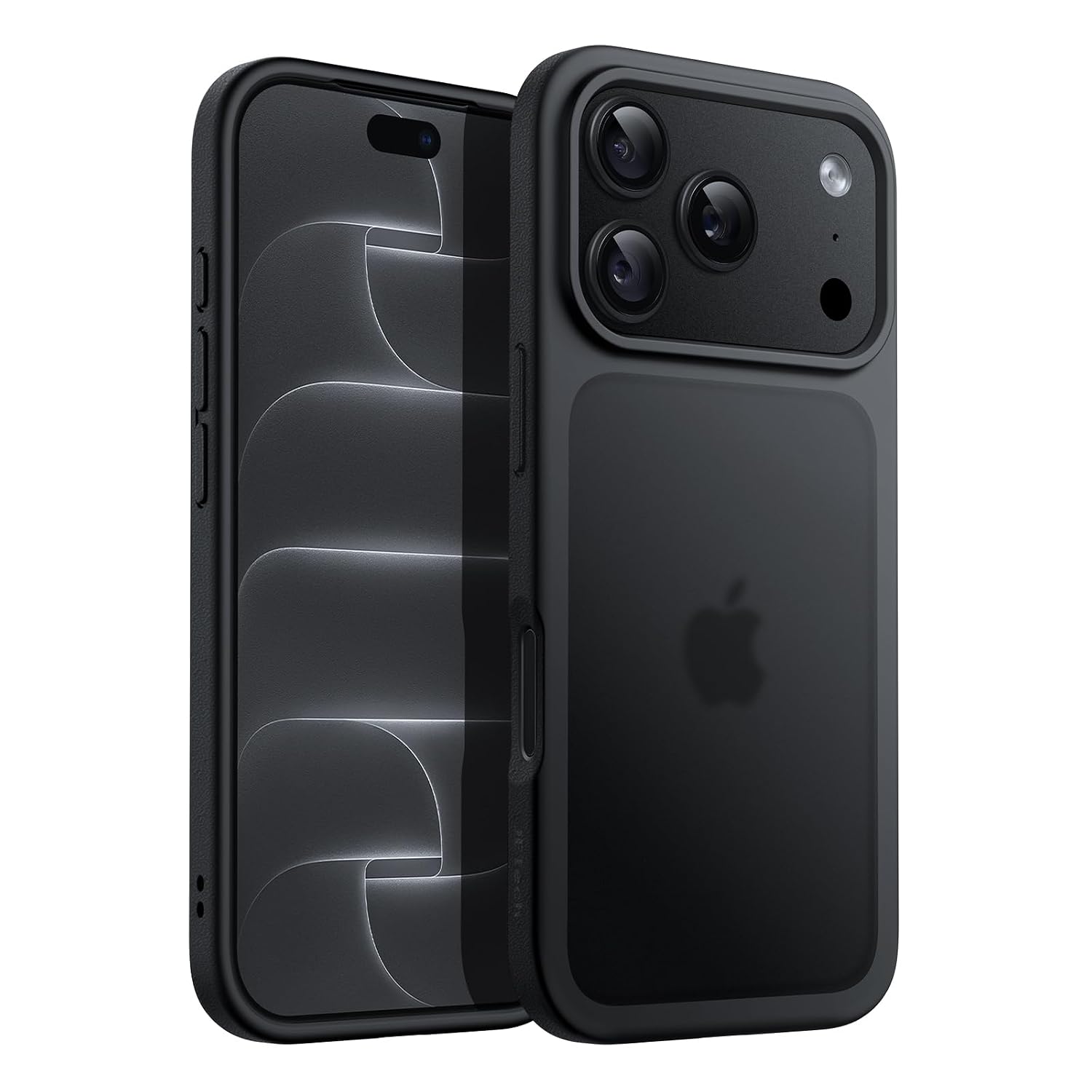 iPhone 18 Pro max Black Matte Case Military Grade Drop Protection Cover
