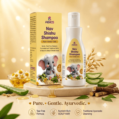 Abies Ayurvedic Hair Shampoo For Babies & Toddlers (Tear-Free, Toxin-Free)