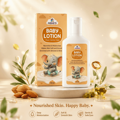 Abies Pure & Gentle Ayurvedic Baby Lotion with Almond & Olive Oil