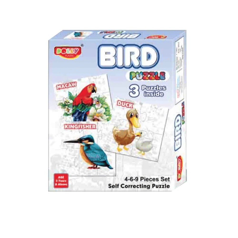 3 pcs set bird puzzle cardboard educational toys 3 years assorted pid52346