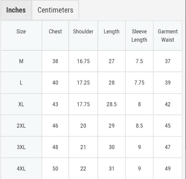 Size Guide
