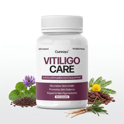 Cureayu Vitiligo Care | Ayurvedic Capsules for Skin Health & Pigmentation Support