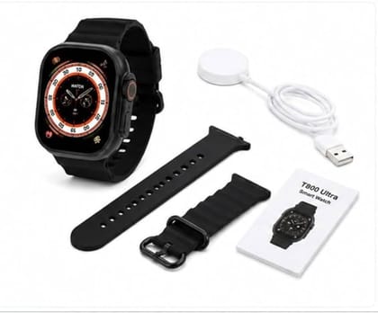 T800 Ultra Smart Watch for Men & Women | Bluetooth Calling, HD Touch Display, Heart Rate Monitor, Sleep Tracking
