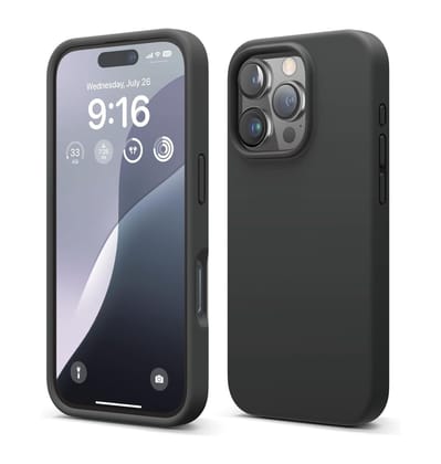 LIRAMARK Liquid Silicone Soft Back Cover Case for Apple iPhone 16 Pro Max  (6.9 inch)