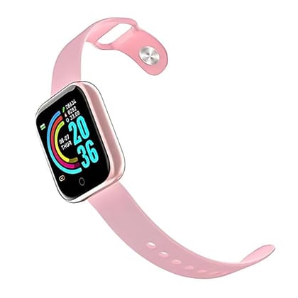 T500 Series Smartwatch for Men & Women – Bluetooth Calling, Fitness Tracker – Pink