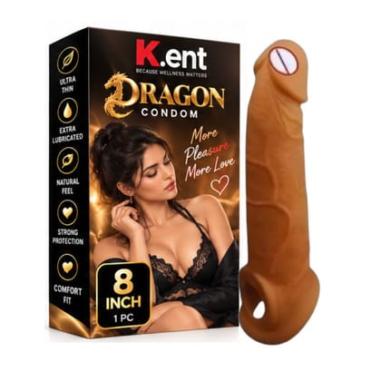 8 Inch Dragon Condom | Fantasy Silicone Dragon Design | Unique Adult Novelty Accessory | Reusable Dragon Toy 8 Inch Dragon Condom | Fantasy Silicone Dragon Design | Unique Adult Novelty Accessory | Reusable Dragon Toy