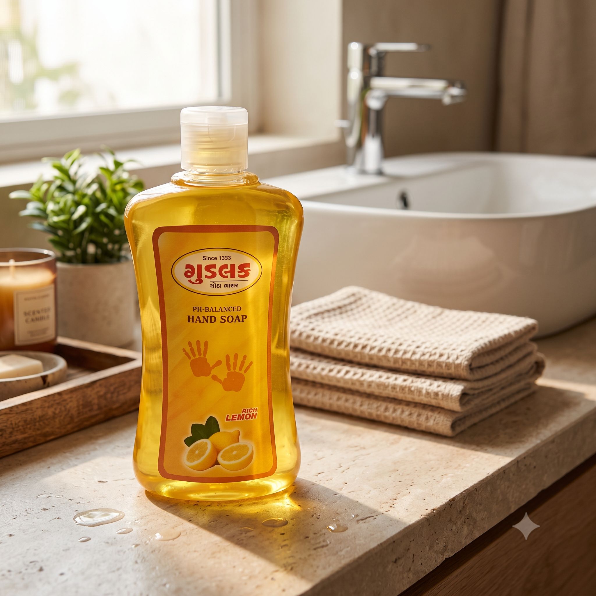 Goodluck Handwash 1ltr (Lemon)