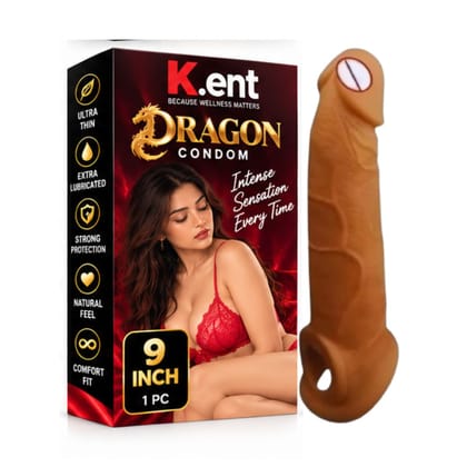 9 Inch Dragon Condom | Silicone Fantasy Dragon Toy | Detailed Dragon Adult Novelty | Reusable Textured Silicone Accessory | Mythical Design 9 Inch Dragon Condom | Silicone Fantasy Dragon Toy | Detailed Dragon Adult Novelty | Reusable Textured Silicone Accessory | Mythical Design