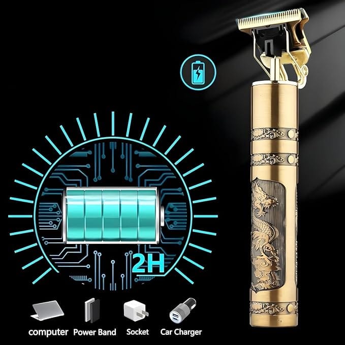 Beard Trimmer For Men, Professional Hair Clipper, Adjustable Blade Clipper and Shaver, Close Cut Precise Hair Machine, Body Trimmer 