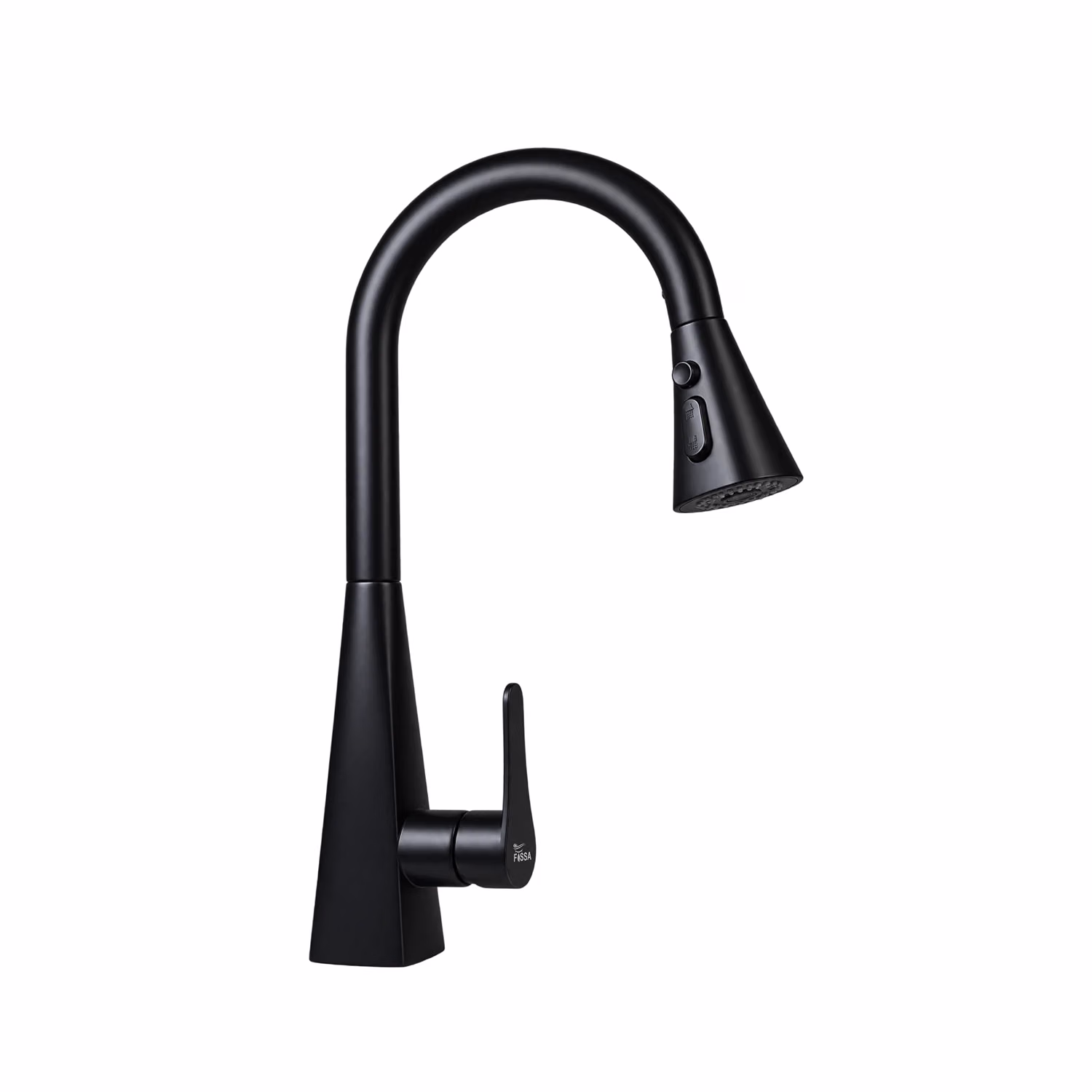 Vega Dual-Flow Heavy SUS 304 Pull-Out 360° Hot & Cold Kitchen Mixer Faucet Black