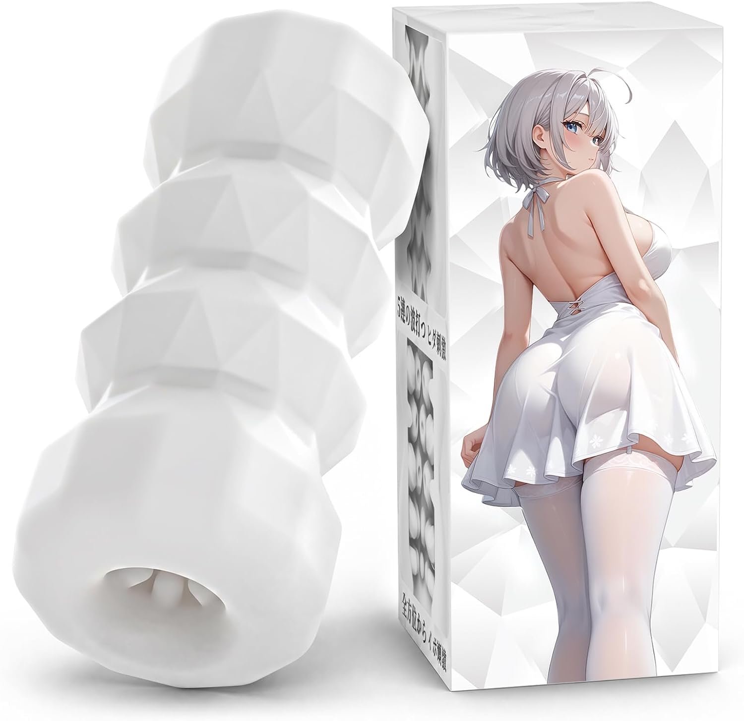 Male Masturbator Adult Sex Toys for Men - Spinning Textured Stroker Pocket Pussy for Men Masturbation, Ultra-Soft Stretchy Egg Penis Sex Toy with Storage Box, Pocket Pussies Masturbators