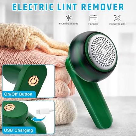 Rechargeable Lint Remover for Clothes | Portable Fabric Shaver for Sweaters, Woolens & Jackets
