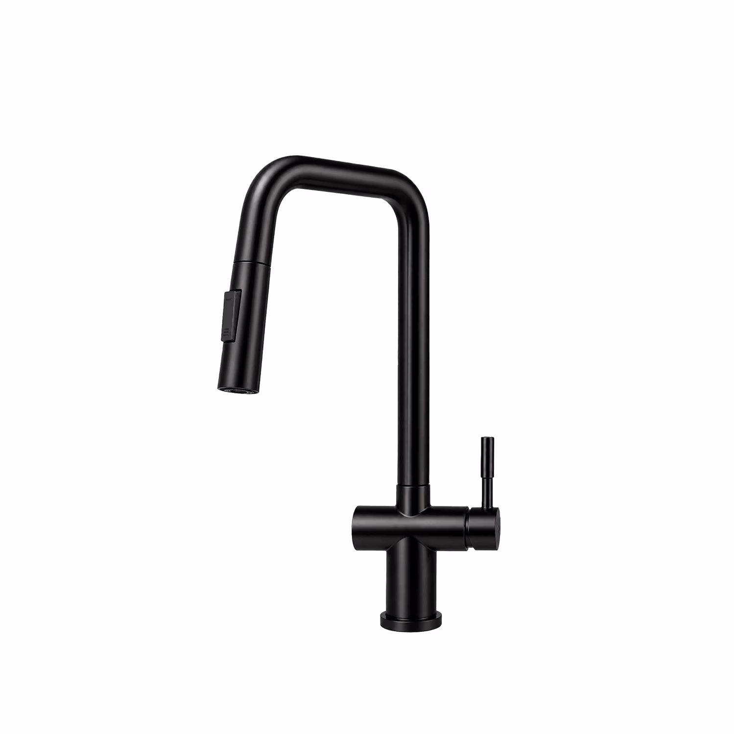 Cacia Two-Flow Heavy SUS 304 Pull-Out 360° Hot & Cold Kitchen Mixer Faucet Black
