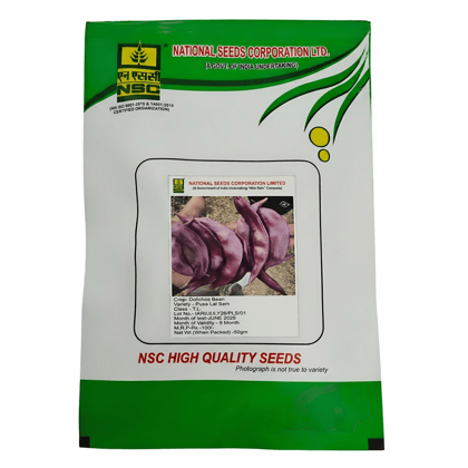 	Dolichos Bean / Indian Bean (Sem) PUSA LAL 100 Gm