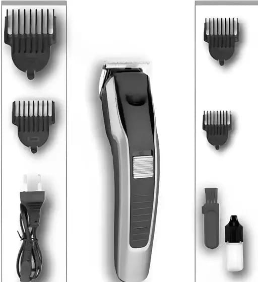 AT-538 Rechargeable Hair Beard Trimmer for Men Trendy Styler HTC Trimmer Stainless Steel Sharp Blade Beard Shaver 