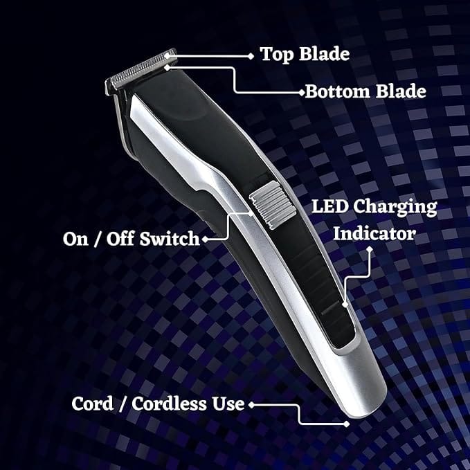 AT-538 Professional Rechargeable Hair Clipper Trimmer