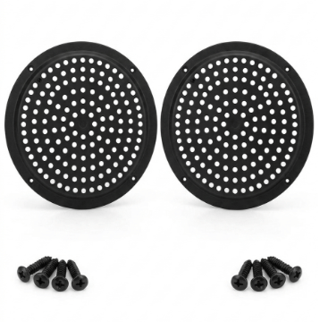 Speaker Mesh Cover 6 Inch (Pair of 2) Subwoofer Grill Protector Case Woofer/Subwoofer/Car Speaker Grill for Car Speaker,DJ,Home Theater (Includes Screws)