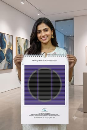 Mind’s Eye 2027 Illusion Art Calendar – 13 Enchanting Prints for Daily Motivation & Mindful Decor