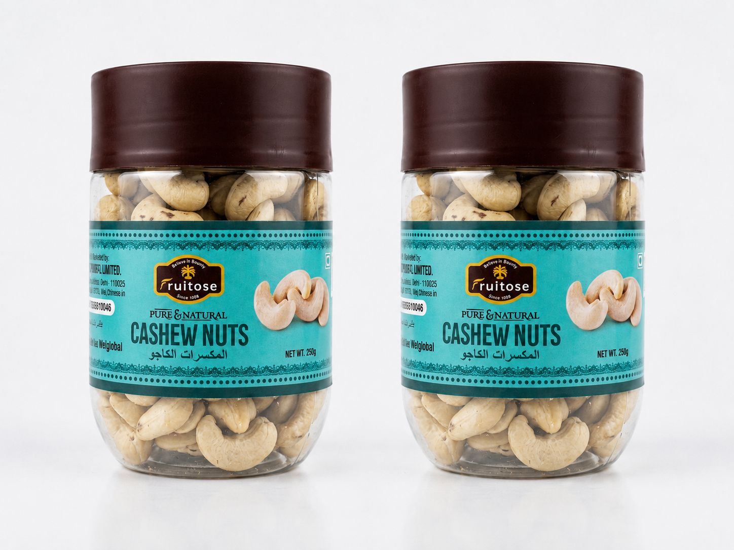 Premium W320 Whole Cashews | Rich & Creamy Delight | 250x2