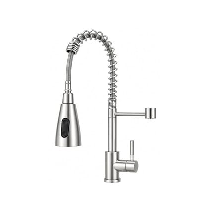 Ripple Two-Flow Heavy SUS 304 Pull-Out 360° Hot & Cold Kitchen Mixer Faucet Chrome Ripple Two-Flow Heavy SUS 304 Pull-Out 360° Hot & Cold Kitchen Mixer Faucet Chrome