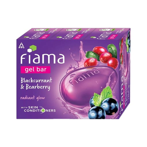 Fiama – Blackcurrant & Bearberry Gel Bar (3U X 125Gms)