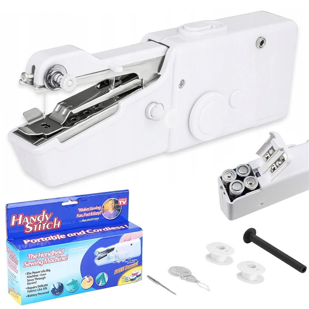 Portable Handheld Sewing Machine for Clothes, Mini Stitching Machine for Home Use, Quick Fabric Repair Tool