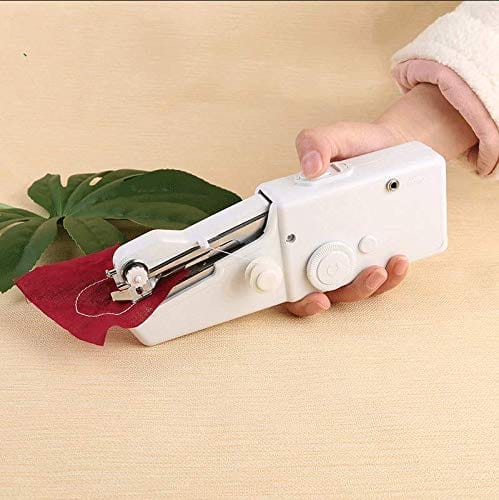 Handy Stitch Portable Hand-Held Sewing Machine, Battery Operated, White